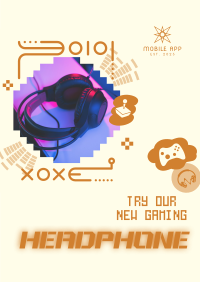 Gaming Headphone Accessory Poster Image Preview