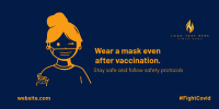 Wear Mask Twitter post Image Preview