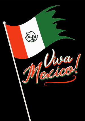 Raise Mexican Flag Flyer Image Preview