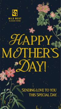 Mother's Day Flower TikTok Video Design