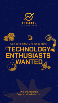 Technology Challenge Facebook Story Design