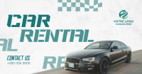 Edgy Car Rental Facebook Ad Design