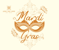 Decorative Mardi Gras Facebook post Image Preview