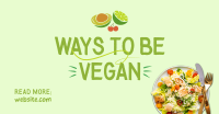 Vegan Food Adventure Facebook Ad Design