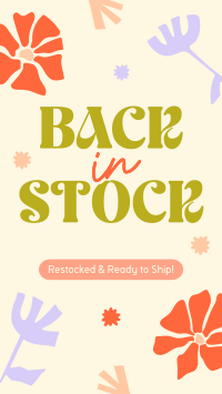 Quirky Back In Stock Instagram Reel Image Preview