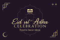 Blessed Eid ul-Adha Pinterest board cover Image Preview