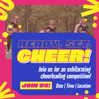 Modern Cheer Competition Instagram Post Preview