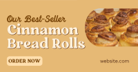 Best-seller Cinnamon Rolls Facebook ad Image Preview