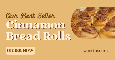 Best-seller Cinnamon Rolls Facebook ad Image Preview