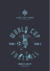 World Cup Football Player Flyer Image Preview