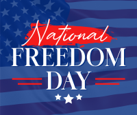 Freedom Day Celebration Facebook Post Design
