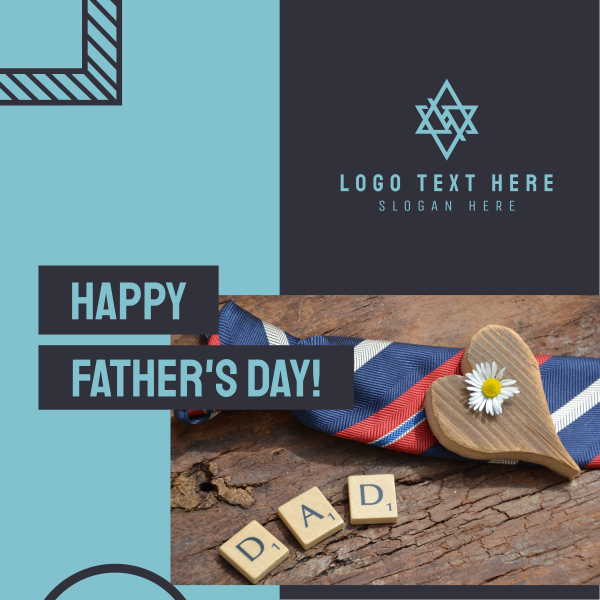 Father's Day Heart Instagram Post Design Image Preview