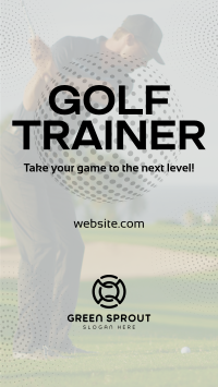 Golf Trainer TikTok Video Image Preview