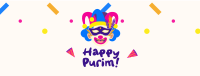 Purim Day Facebook cover Image Preview