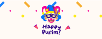 Purim Day Facebook Cover Design