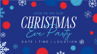 Christmas Eve Party Facebook Event Cover Design