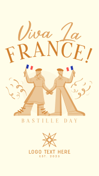 Wave Your Flag this Bastille Day Instagram Reel Design