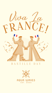 Wave Your Flag this Bastille Day Instagram Reel Image Preview