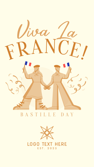 Wave Your Flag this Bastille Day Instagram Reel Image Preview