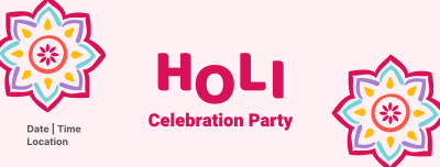 Holi Get Together Facebook cover Image Preview