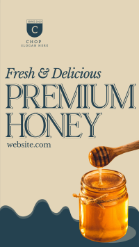 Organic Premium Honey Instagram Story Design