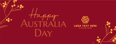 Golden Wattle  for Aussie Day Facebook cover Image Preview