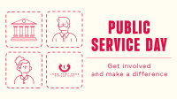 Public Service Day Animation Image Preview