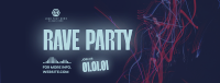 Rave Party Vibes Facebook Cover Design