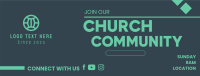 Church Community Facebook cover Image Preview