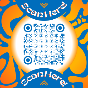 Abstract Generic Doodle QR Code Image Preview