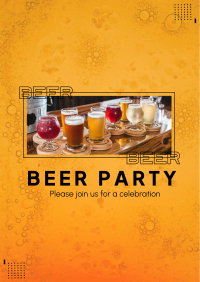 Beer Party Flyer Design