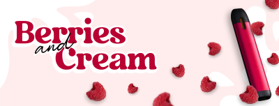 Berries and Cream Facebook cover Image Preview