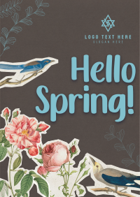 Scrapbook Hello Spring Poster Image Preview