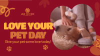 Pet Loving Day YouTube Video Design