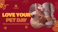 Pet Loving Day Video Image Preview