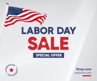 Labor Day Sale Facebook Post Design