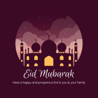 Happy Eid Mubarak Linkedin Post Image Preview