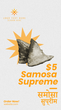 Supreme Samosa Facebook Story Design