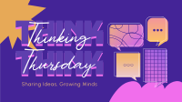 Modern Thinking Thursday Facebook Event Cover Design