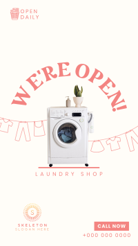 Laundry Washer Instagram story Image Preview