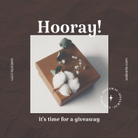 Hooray Gift Box Instagram Post Design