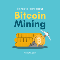 Bitcoin Mining Instagram post Image Preview