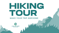 Awesome Hiking Experience Facebook Event Cover Design