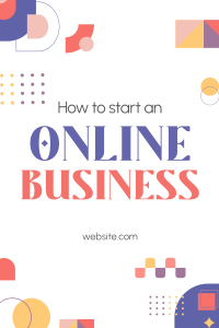 How to start an online business Pinterest Pin Design