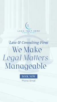 Making Legal Matters Manageable Instagram Story Design