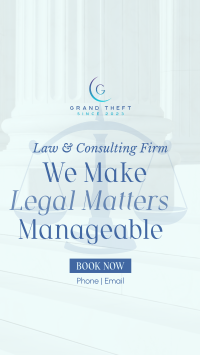 Making Legal Matters Manageable Instagram story Image Preview