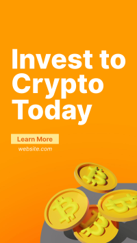 Invest to Crypto Facebook story Image Preview