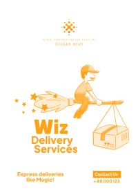 Wiz delivery services Poster Image Preview