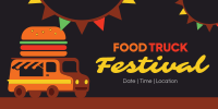 Festive Food Truck Twitter Post Image Preview