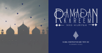 Unique Minimalist Ramadan Facebook ad Image Preview